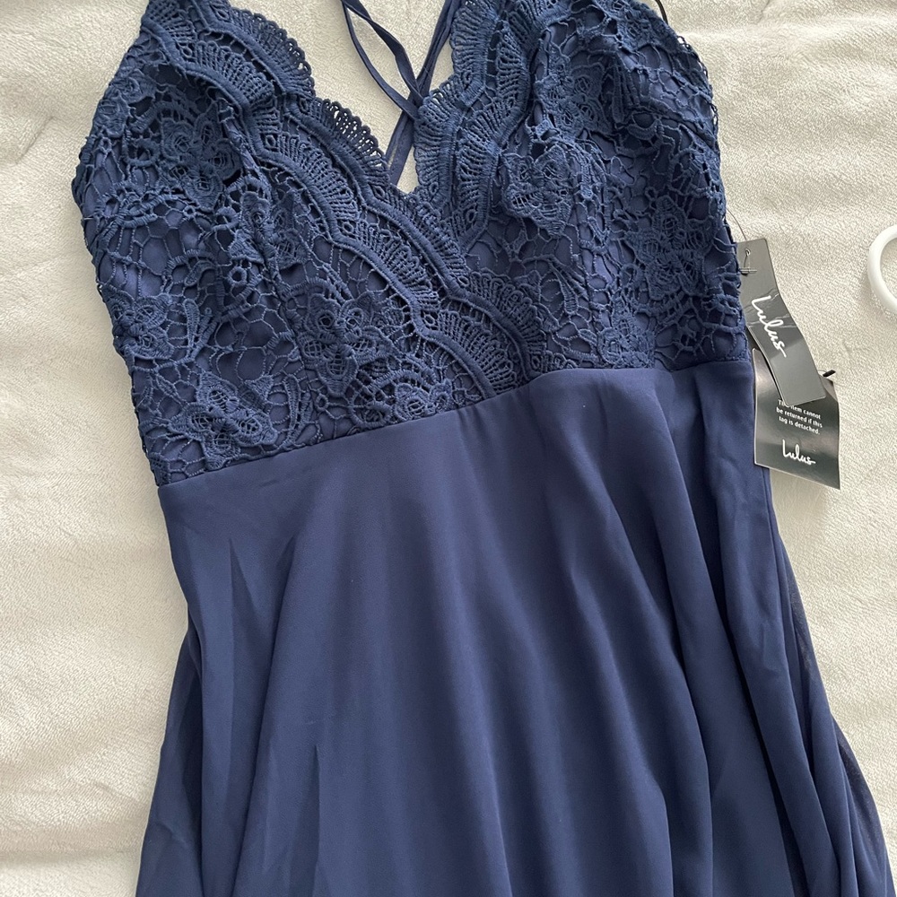 Dark Blue Maxi Dress NWT, bought for $88
